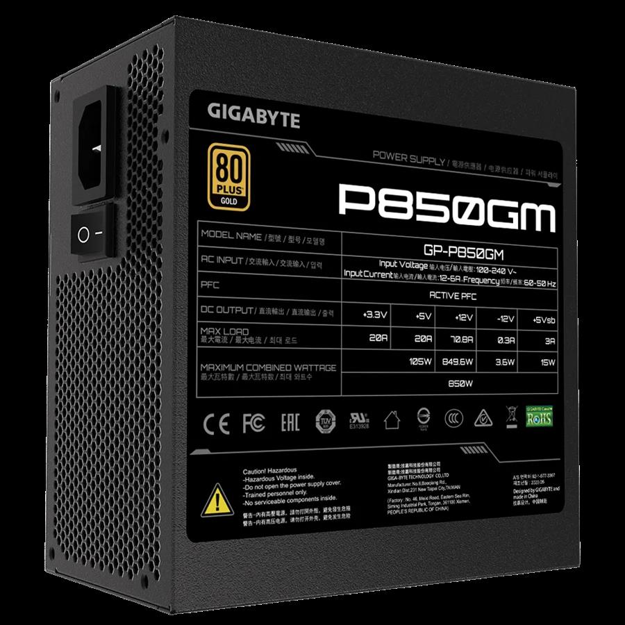 Fuente Gigabyte GP-P850GM 850W 80 Plus Gold
