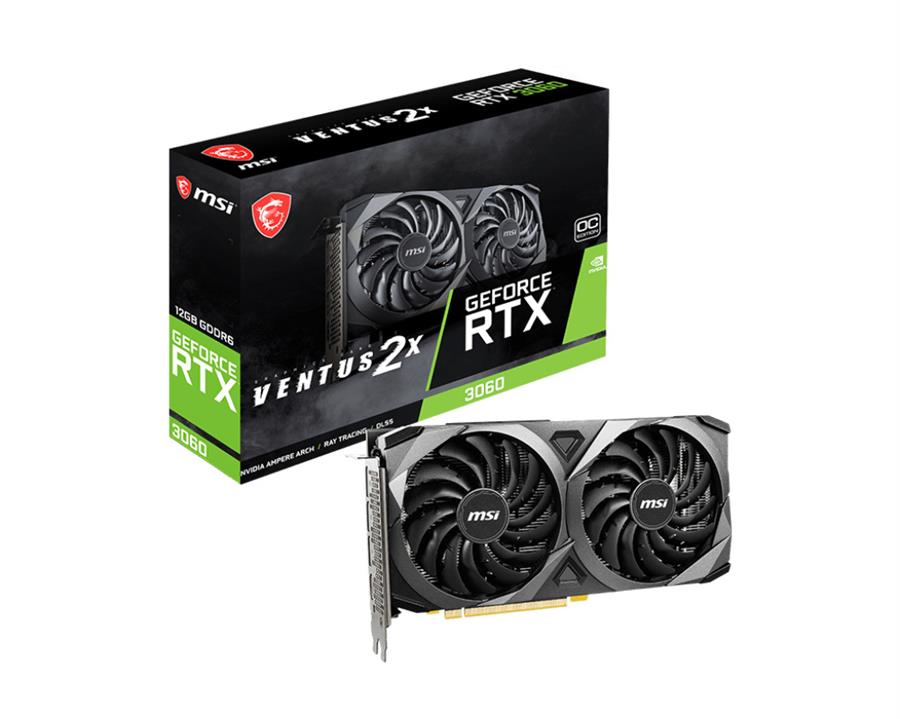 Placa de Video MSI GeForce RTX 3060 VENTUS 2X 12GB GDDR6 OC