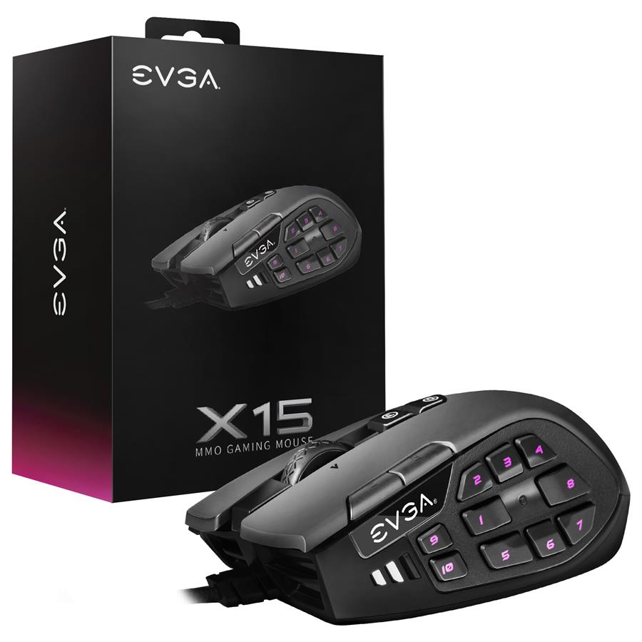 Mouse Gamer EVGA X15 20 Botones