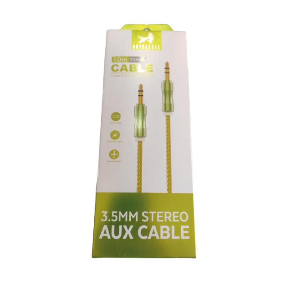 Cable Royal Cell Plug Auxiliar 3.5mm 1M Reforzado