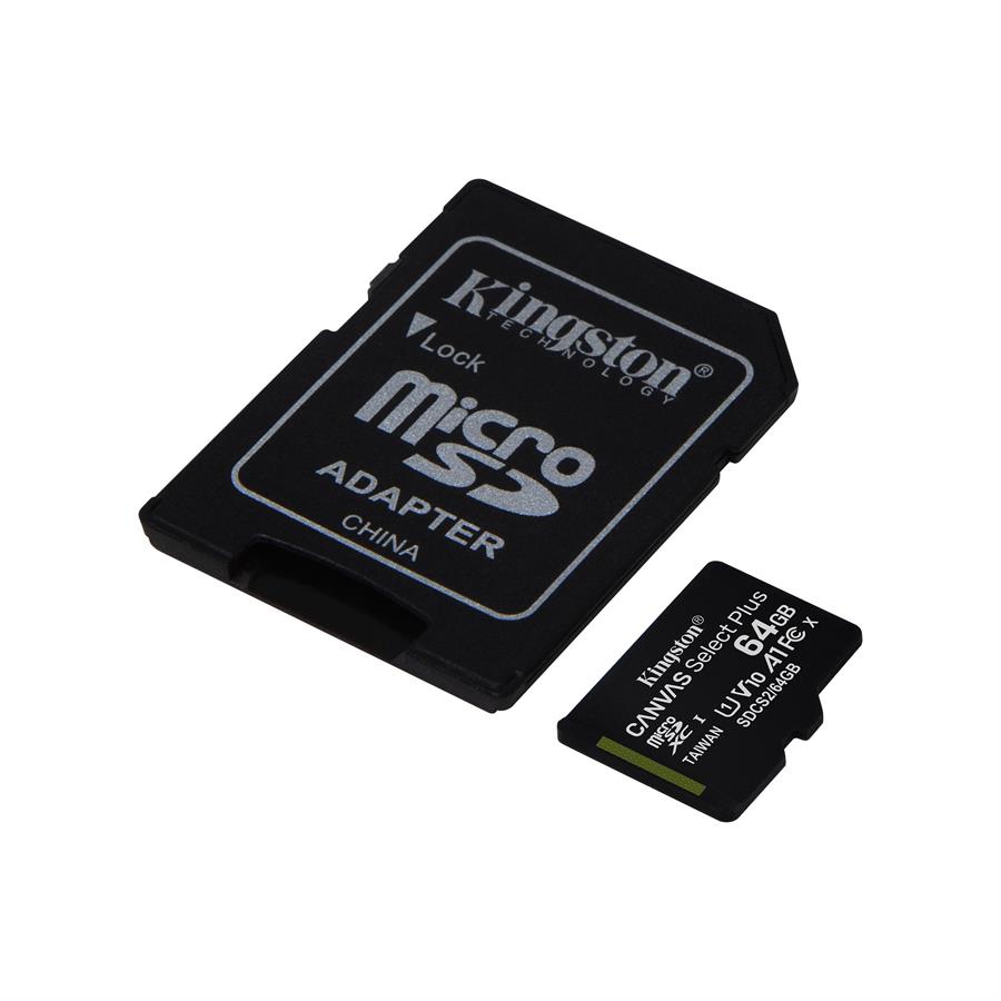 Micro SD  Kingston CANVAS Select Plus 64GB
