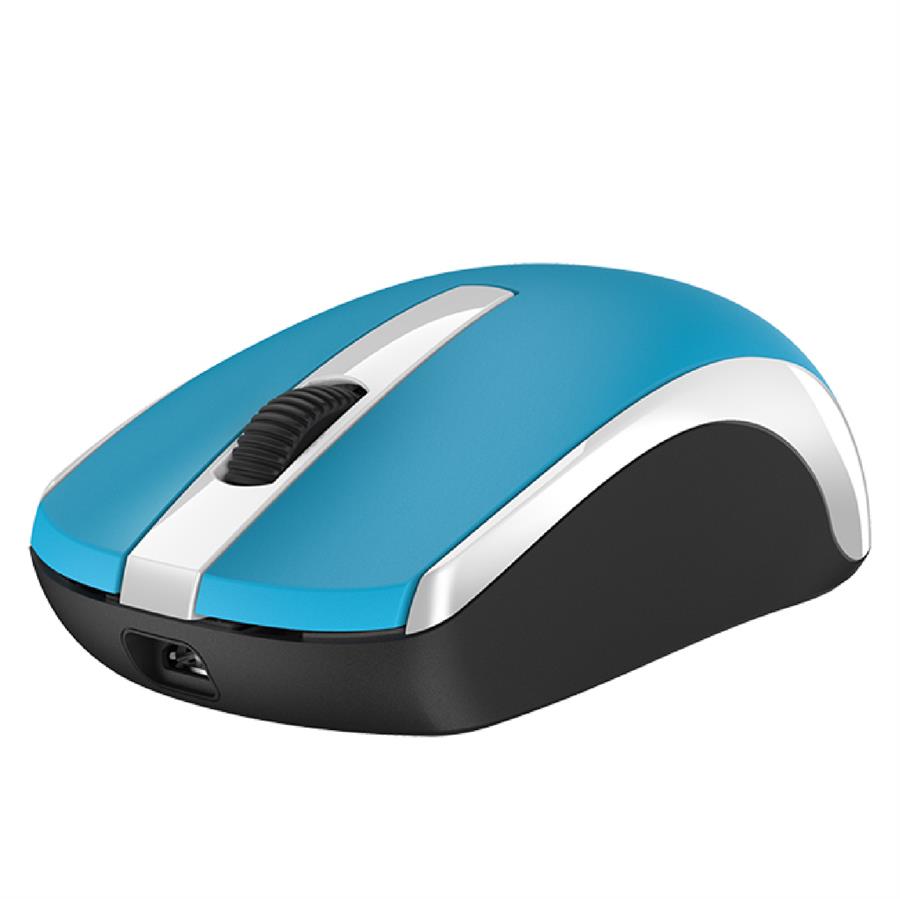 Mouse Genius ECO-8100 Wireless Recargable Azul