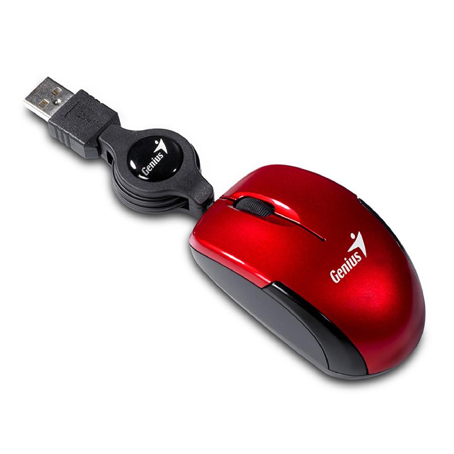 Mouse Genius Micro Traveler Ruby USB