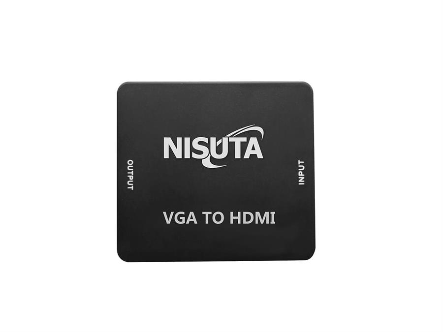 Adaptador Conversor Activo VGA a HDMI Nisuta