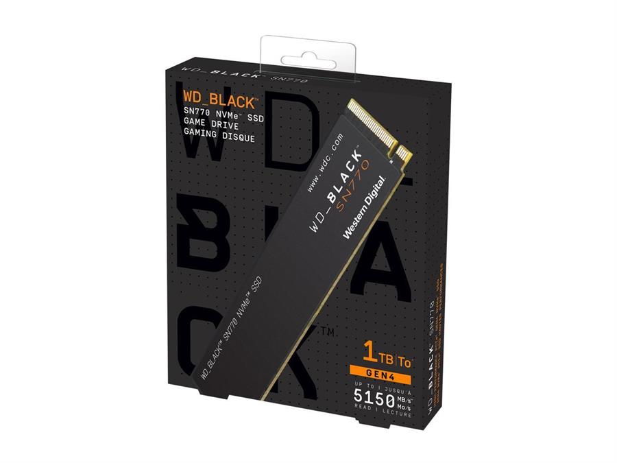 Disco Solido M.2 NVMe 1 TB WD Black SN770  PCIe 4.0