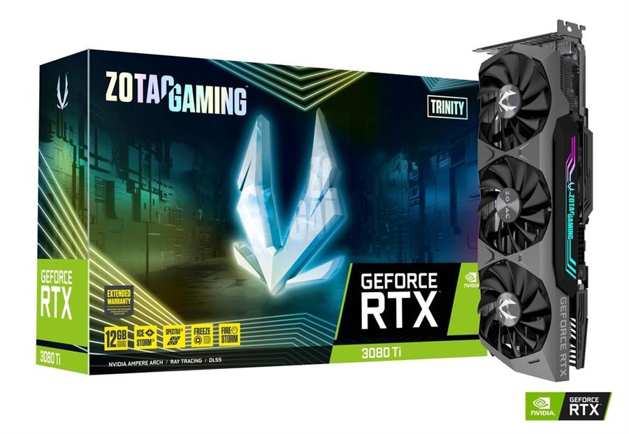 Placa de Video ZOTAC GAMING GeForce RTX 3080 Ti Trinity 12GB (usada)