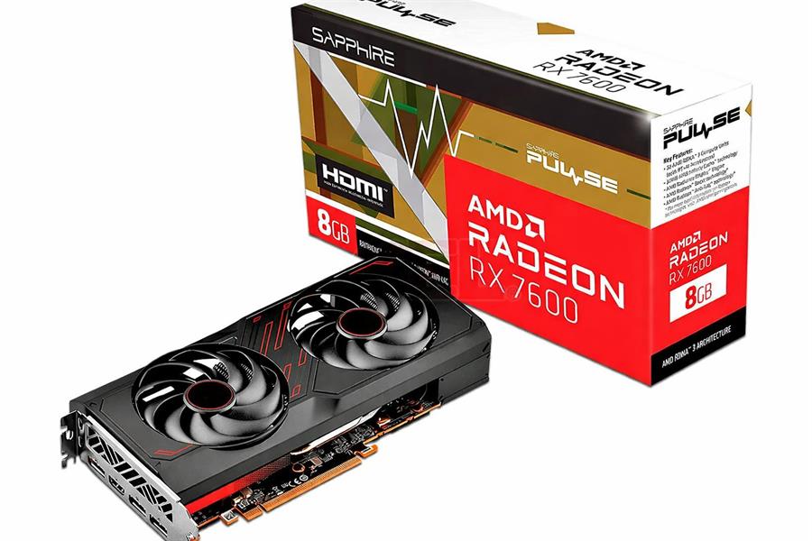 Placa de Video SAPPHIRE PULSE RX 7600 8GB OC