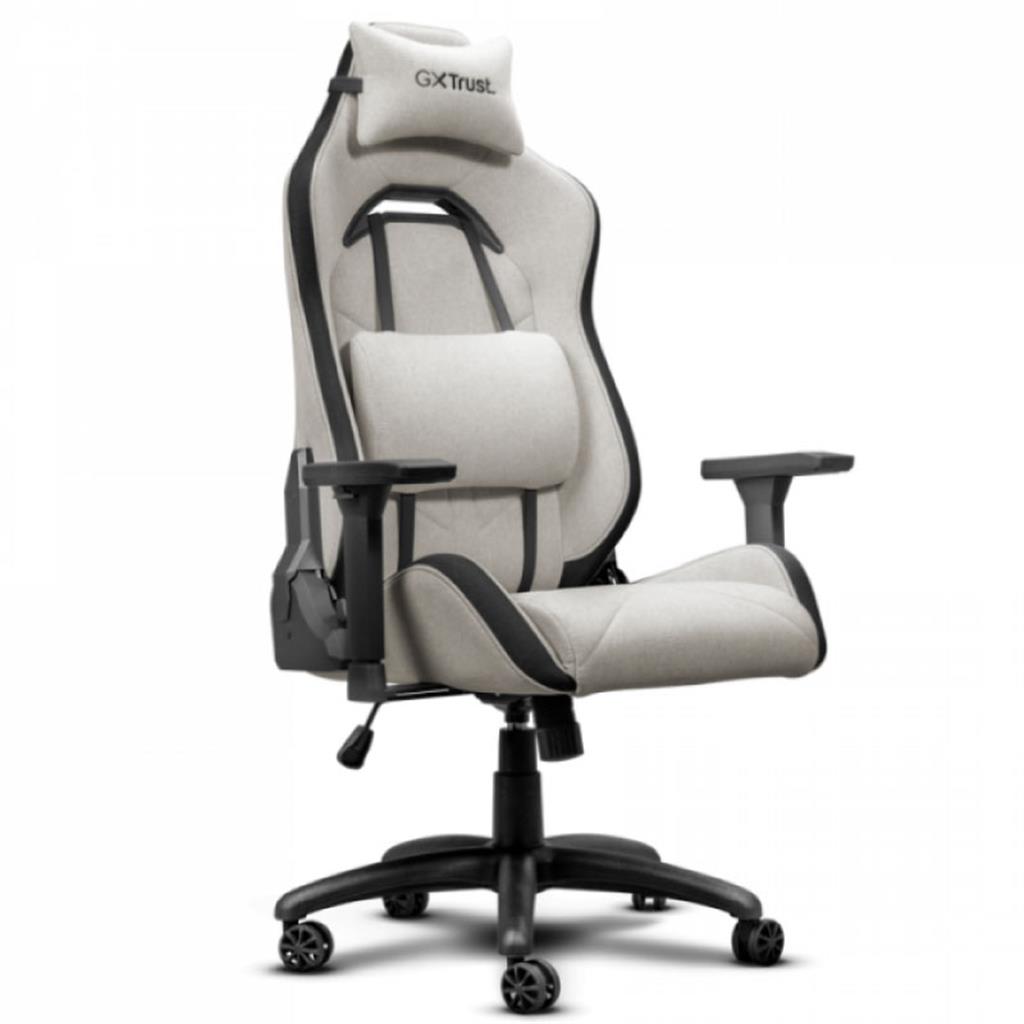 Silla Gamer Trust GXT 723 Ruya Fabric | Beige/Negro