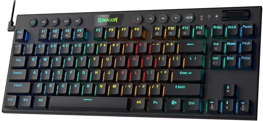 Teclado Mecánico Redragon Horus K622 TKL Negro Red switch Ñ