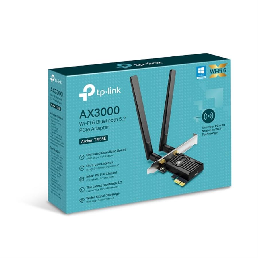 Placa de Red/Bluetooth TP-link ARCHER TX55E AX3000