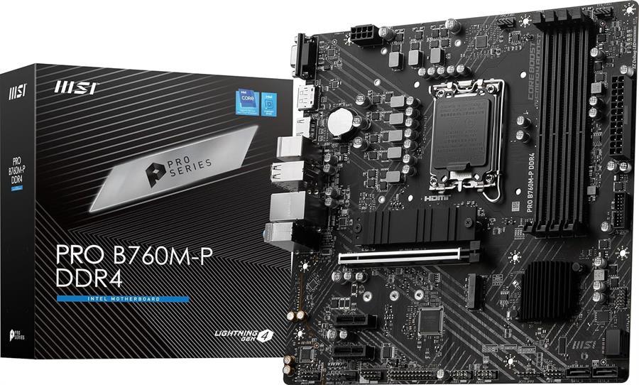 MSI PRO B760M-P 1700 H/VGA/DP M.2 / DDR4