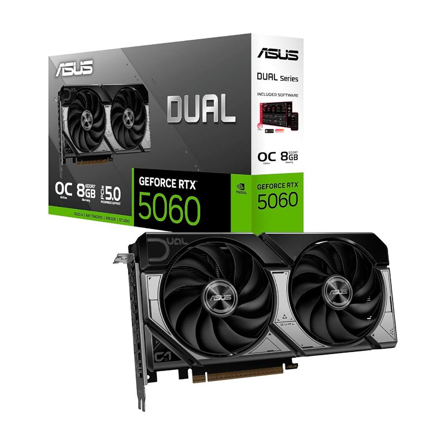 Placa de Video Asus GeForce RTX 5060Ti 16GB DUAL OC