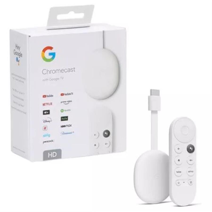 Google Chromecast 4ta Gen HD Control Remoto