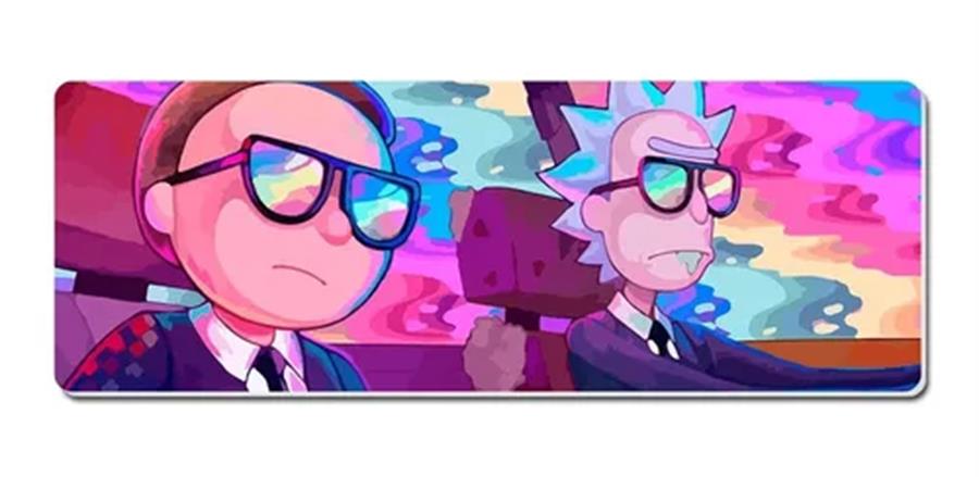 Mouse Pad Gamer  Rick Y Morty Neon Ride XL 80x28cm