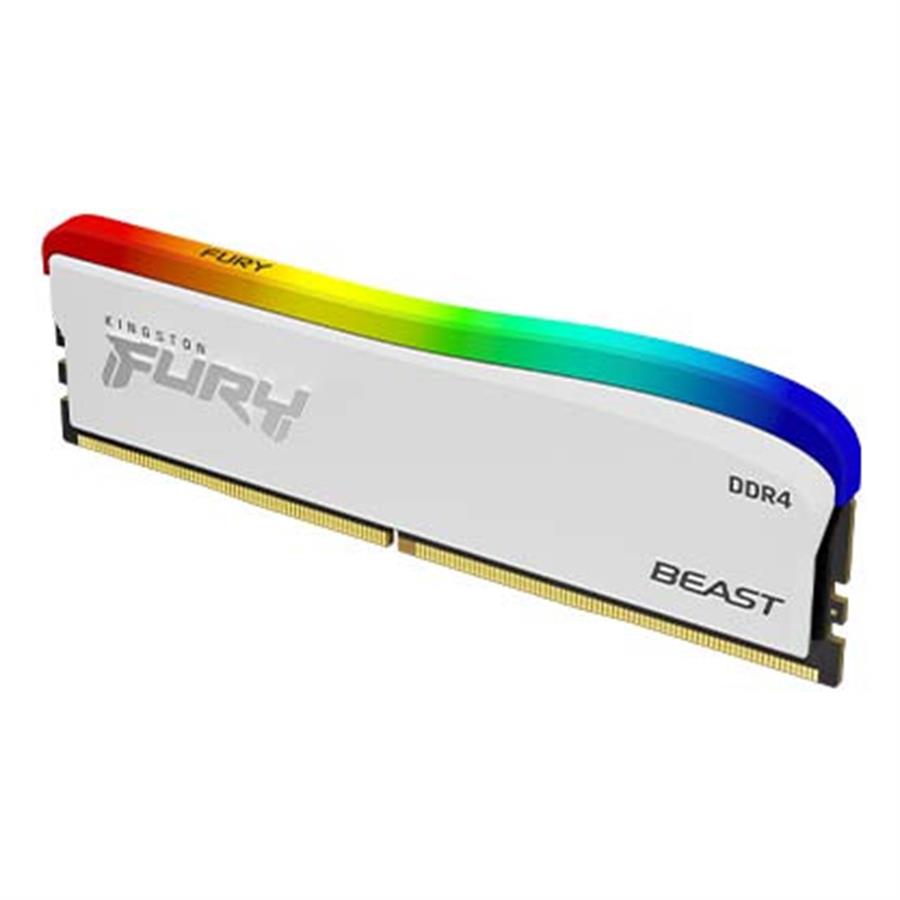 Memoria Ram DDR4 16GB 3200 Mhz Kingston Fury Beast White RGB