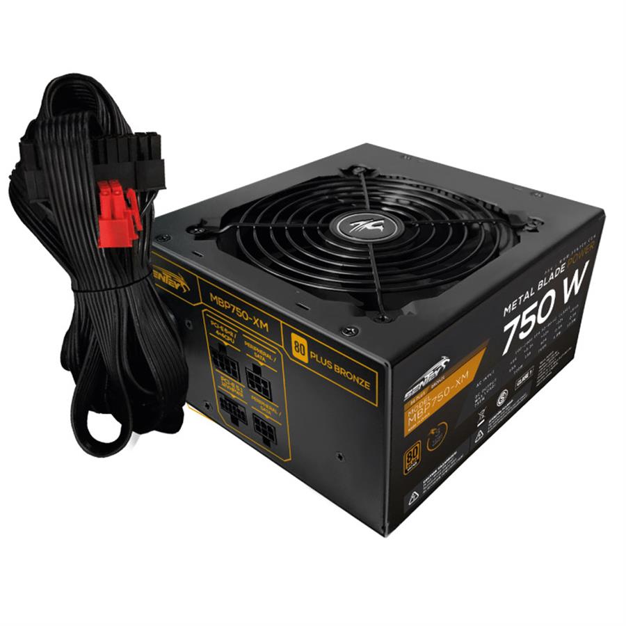 Fuente Certificada SENTEY MBP750-XM | 80+ BRONCE | 750W | PCI-e 5.1