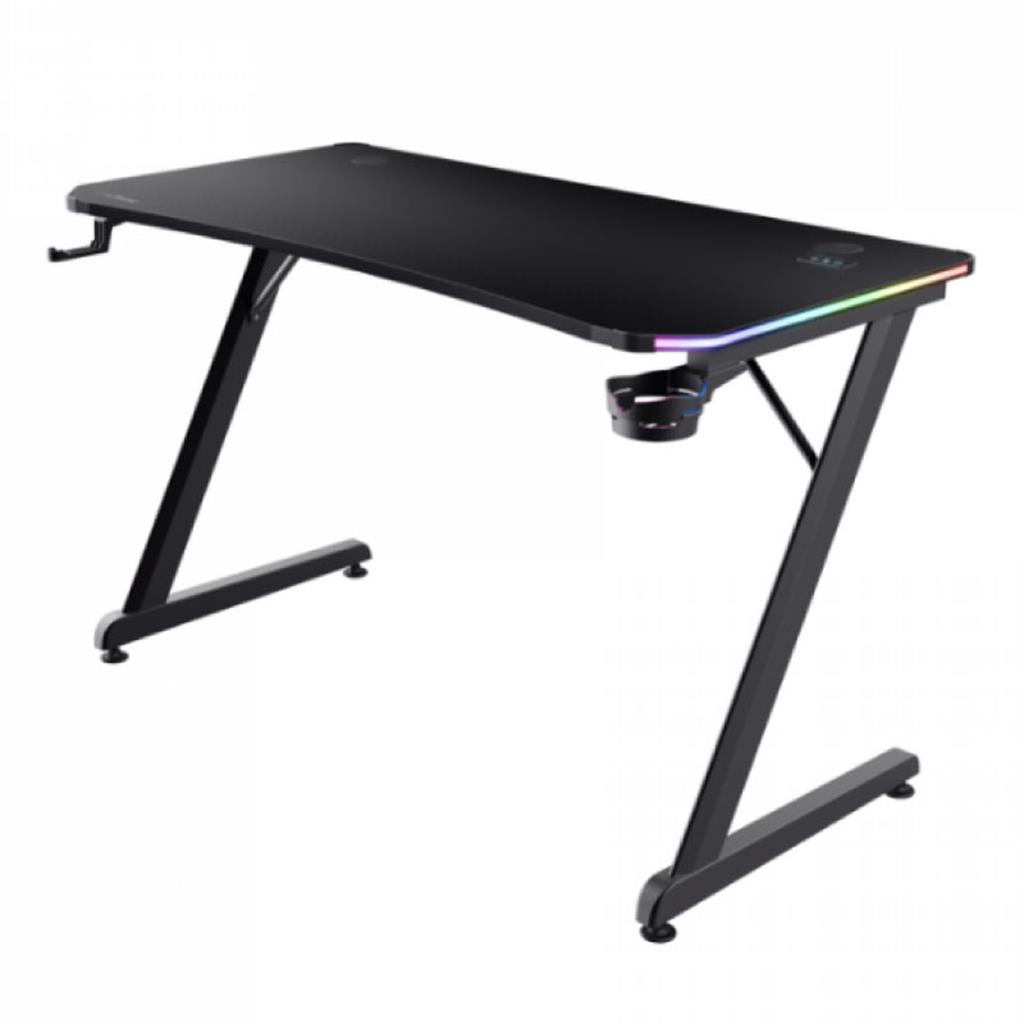 Escritorio Gamer Trust GXT 709 Luminus | Negro | RGB