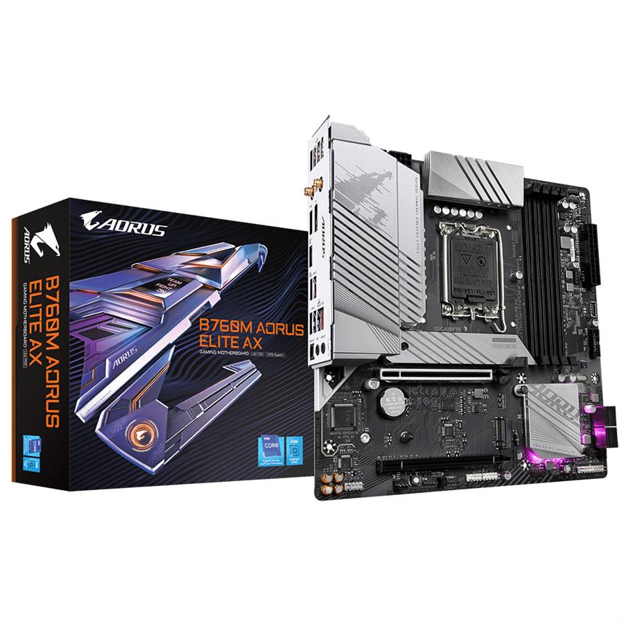 Motherboard GIGABYTE S1700 B760M AORUS ELITE AX DDR5