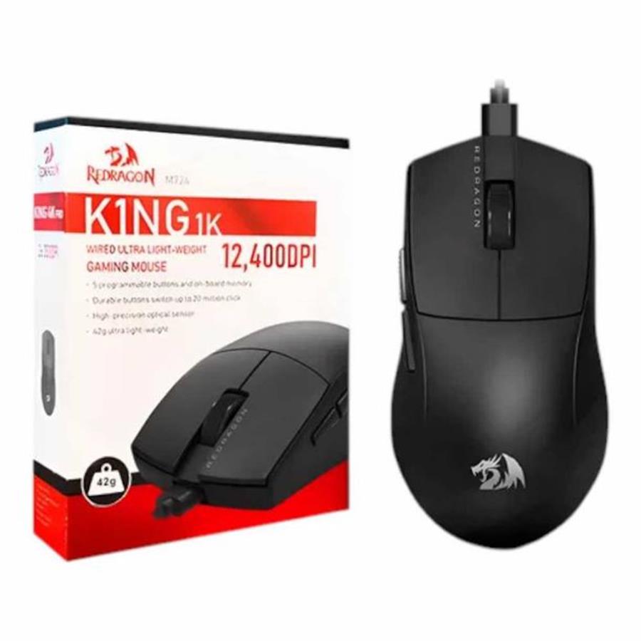 Mouse Redragon King M-724 | Negro RGB