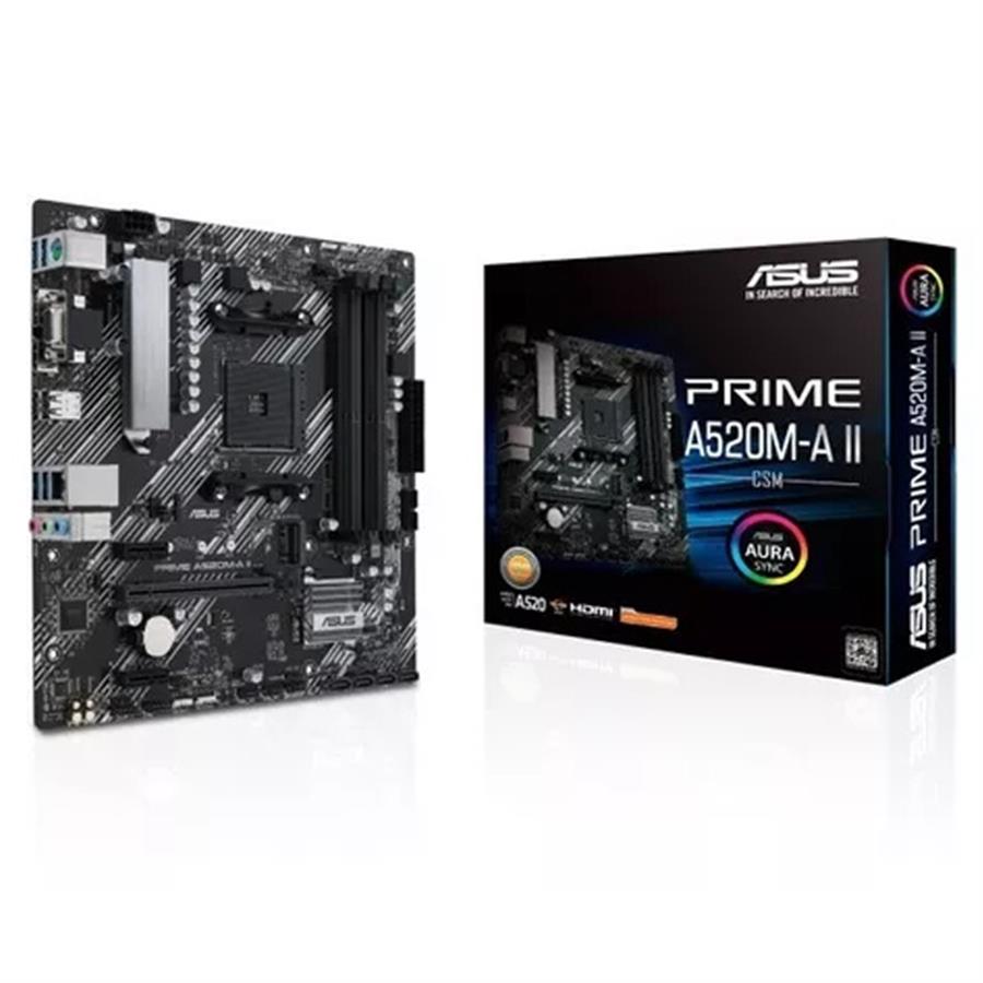 Motherboard Asus PRIME A520M-A II (4 slots)