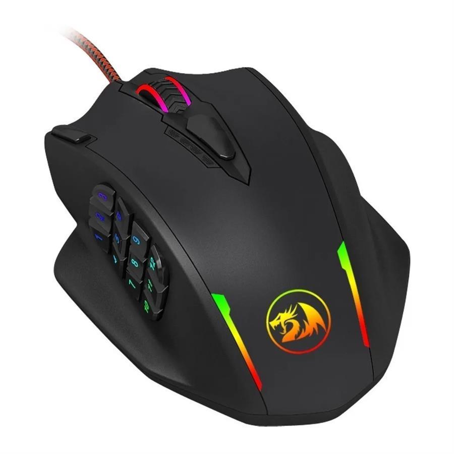 Mous Redragon Impact Negro RGB