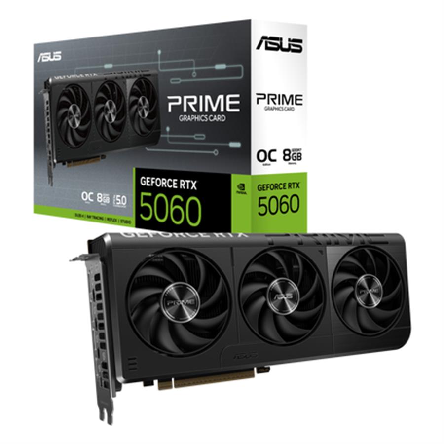Placa de Video ASUS GeForce RTX 5060 PRIME 8GB