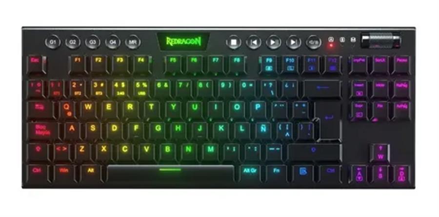 Teclado Mecánico Redragon Horus K621 TKL | Inalámbrico | RED | ES | 80% | RGB