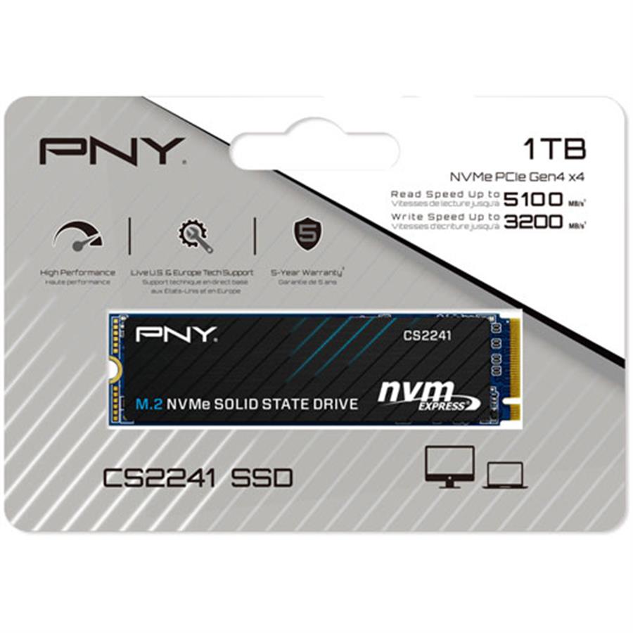 Disco Solido M.2 NVME SSD PNY 1TB CS2241