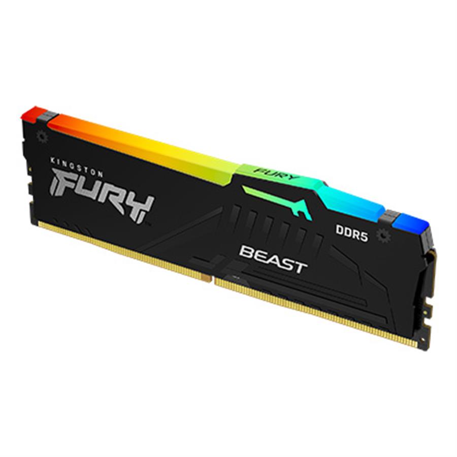 Memoria RAM Kingston FURY BEAST RGB  DDR5 32GB 6000 Mhz