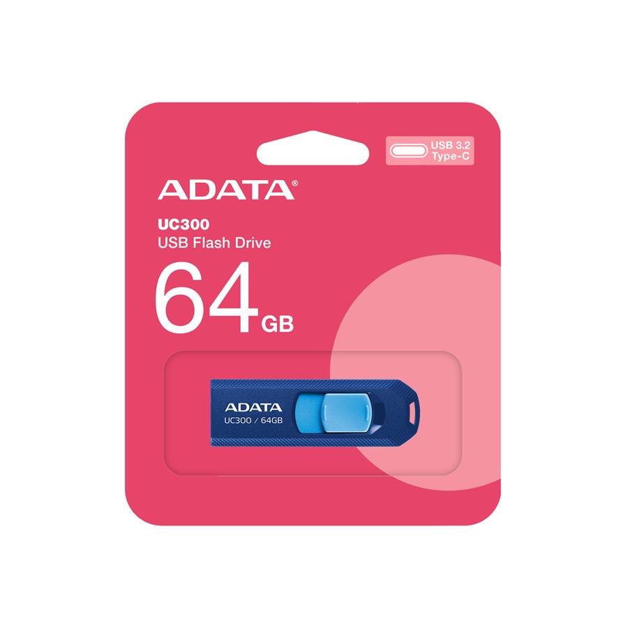 Pendrive 64GB ADATA UC300 USB 3.2 Tipo C