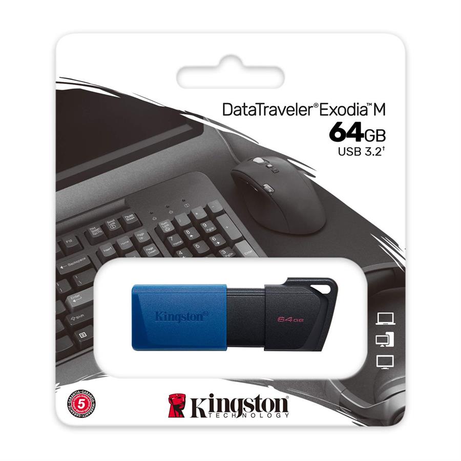 Pen Drive Kingston 3.2 DTXM Azul 64GB