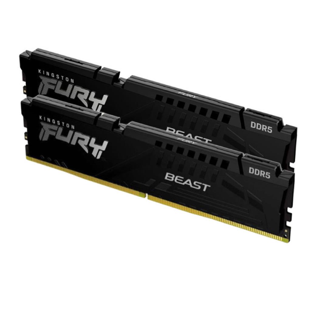 KIT Memoria Ram KINGSTONE FURY BEAST BLACK | DDR5 | 32Gb (2x16GB) | 5600MHZ | CL36