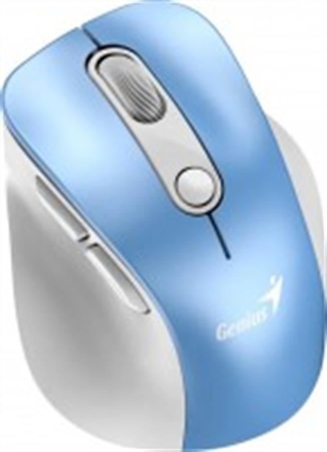 Mouse GENIUS RS2 ERGO 9000S PRO LIGHT BLUE | Inalámbrico | Recargable