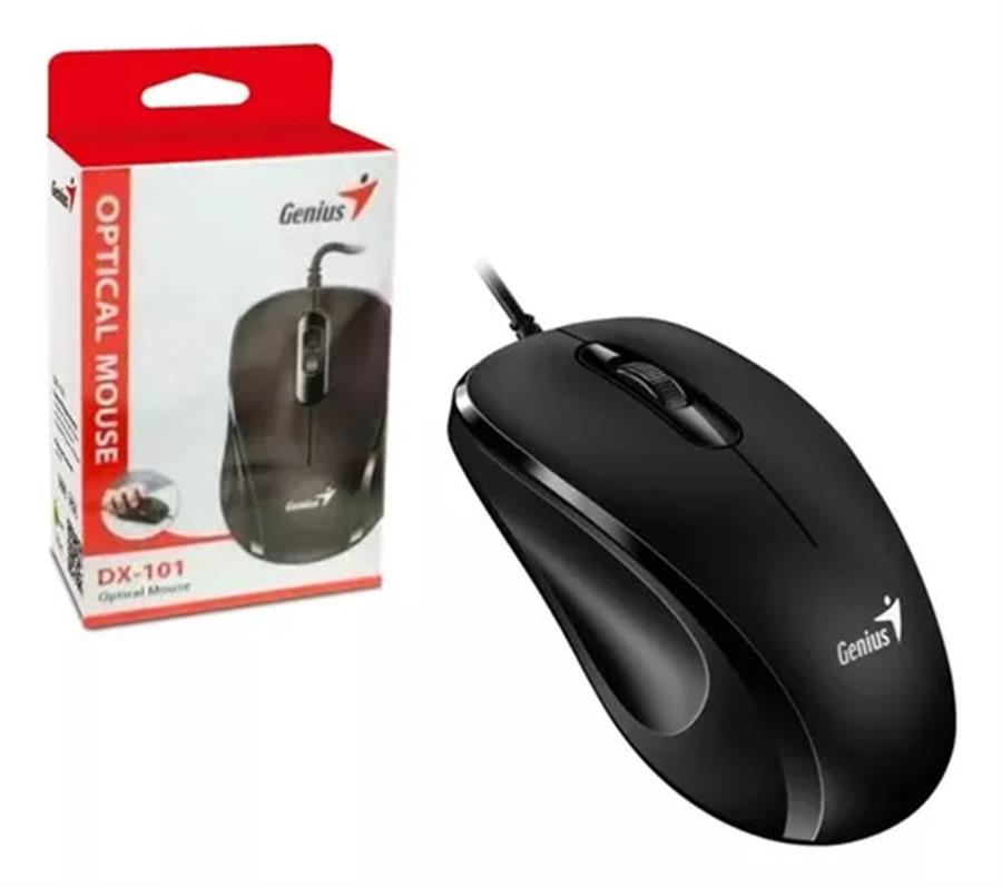 Mouse GENIUS DX-101 USB BLACK
