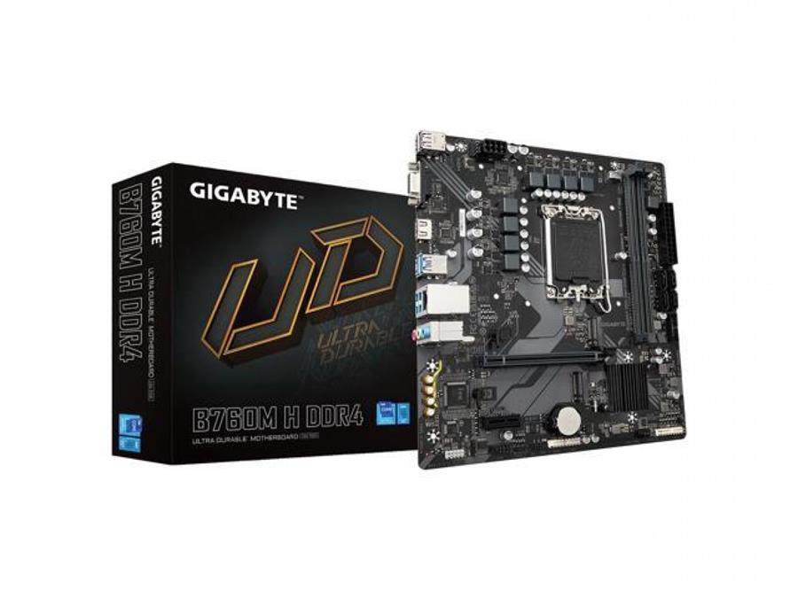 Motherboard  GIGABYTE (LGA1700) B760M H DDR4