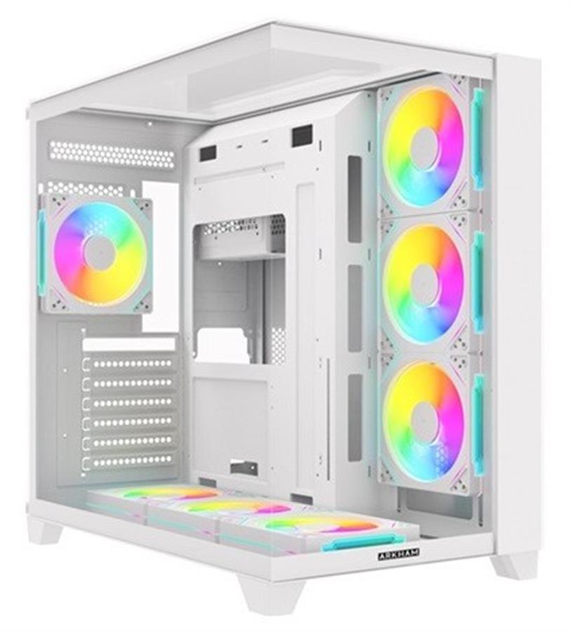 Gabinete Arkham Minor Blanco (+7 Fan)