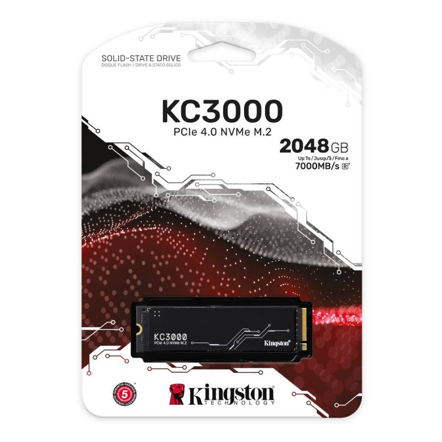 Disco Solido M.2 NVMe KINGSTON  7000MB/s KC3000 2TB