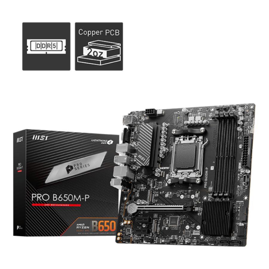 Motherboard MSI PRO B650M-P AM5 DDR5