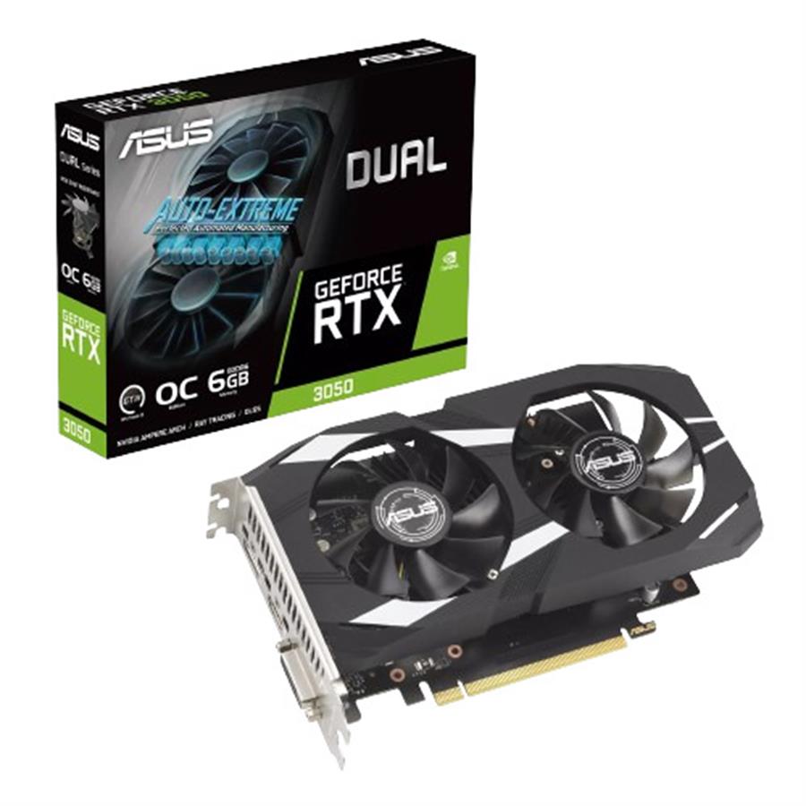 Placa de Video  ASUS DUAL RTX 3050 6GB OC