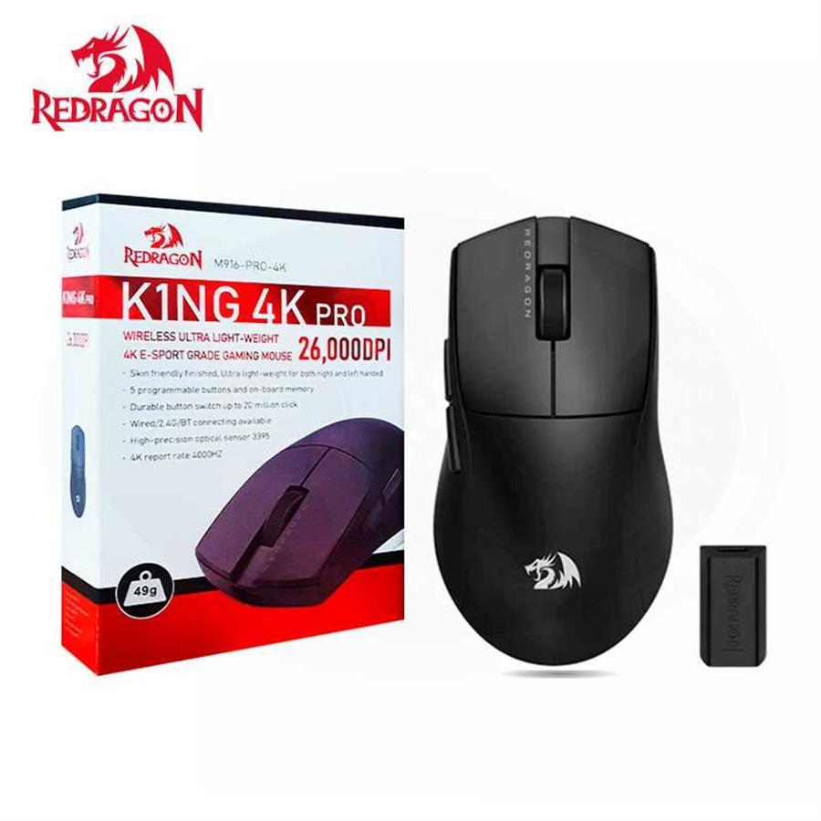 Mouse Redragon King PRO 4K | M-916 | Negro