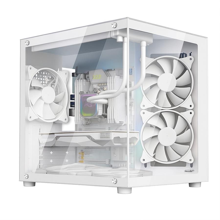 OUTLET | Gabinete SENTEY A8 | Blanco (+5 Fan) | (no enciende luces)