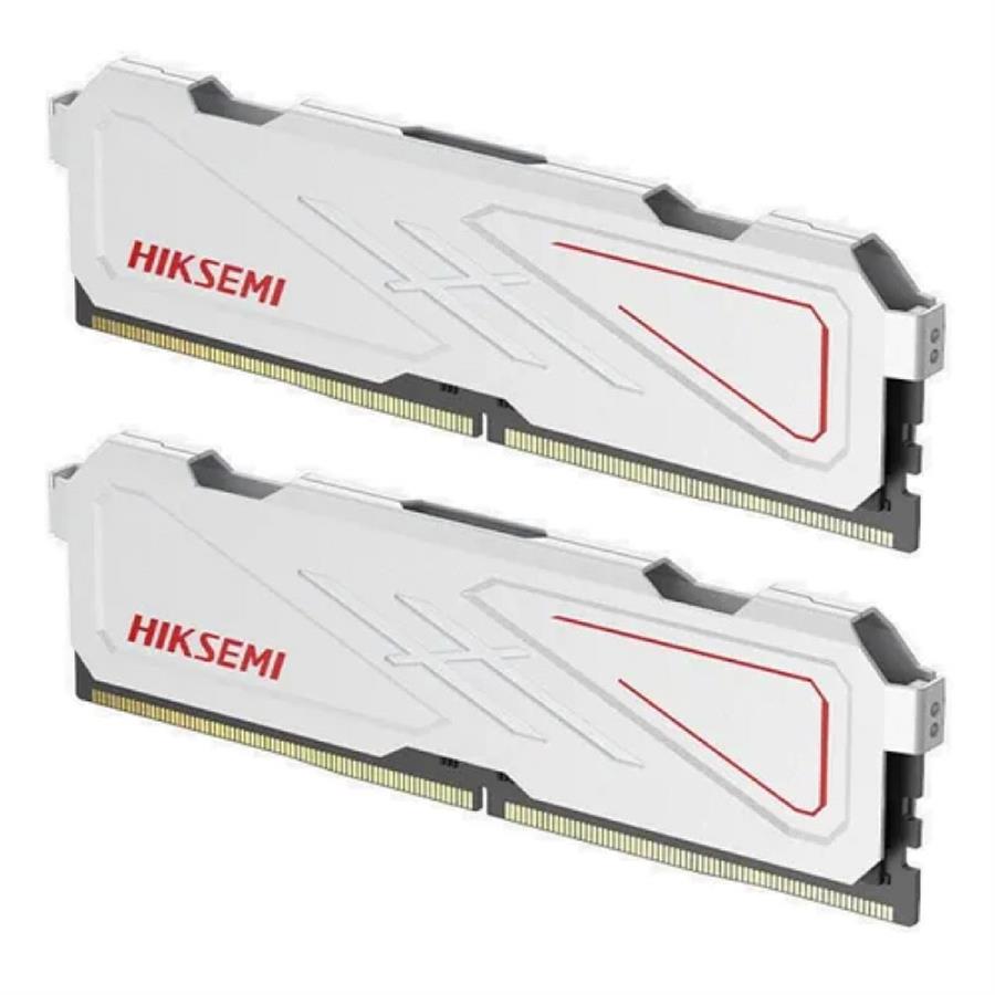 Memorias RAM (KIT 2X 16GB TOTAL 32GB) DDR4 3200MHz Hiksemi Armor Blanca