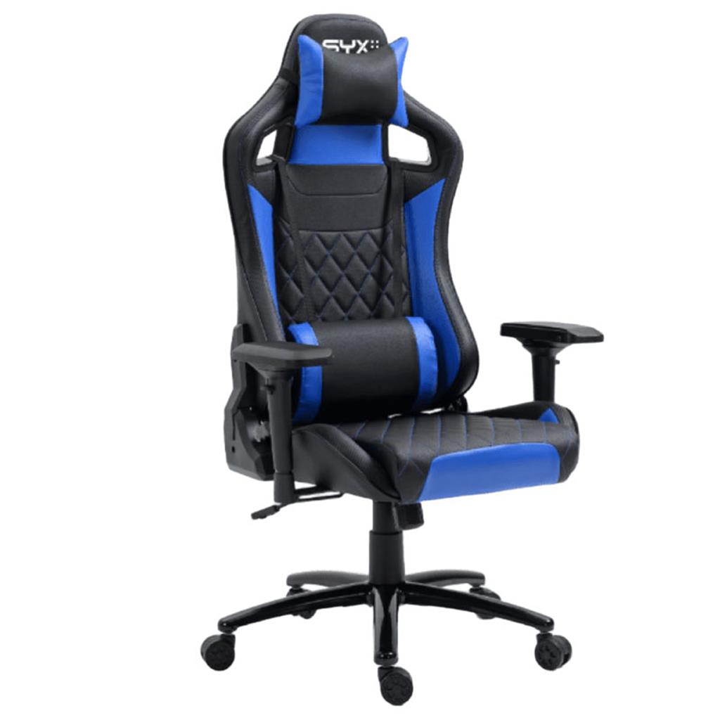 Silla Gamer SYX CH-451 BL | Negro/azul