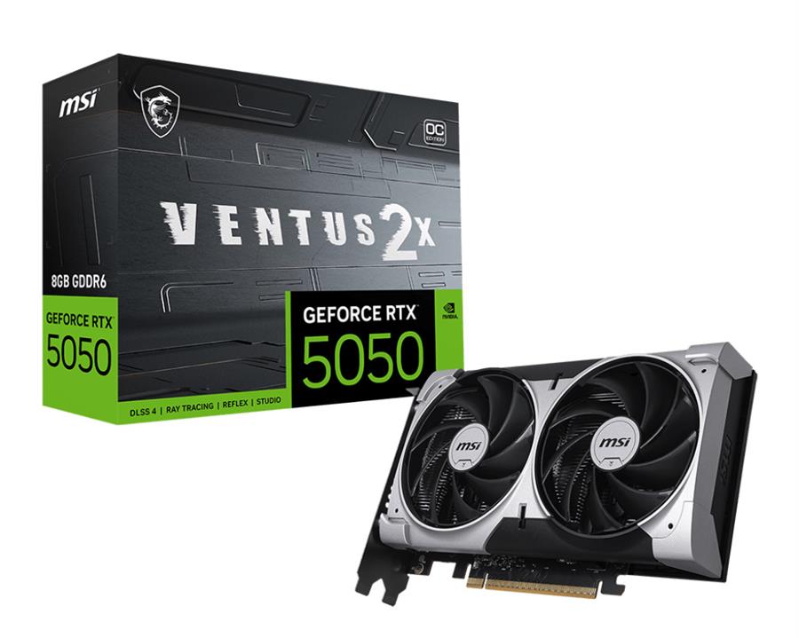 Placa de Video MSI GeForce RTX 5050 Ventus 8GB OC
