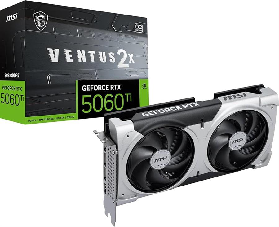 Placa de Video Msi RTX 5060Ti 8Gb VENTUS 2X Plus OC