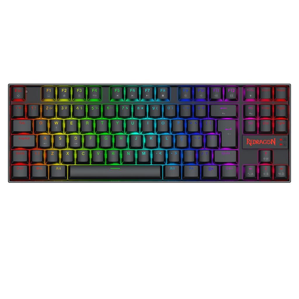 Teclado Magnético Redragon K552-M Kumara | RED ULTRA | ES | 80% | RGB | Negro