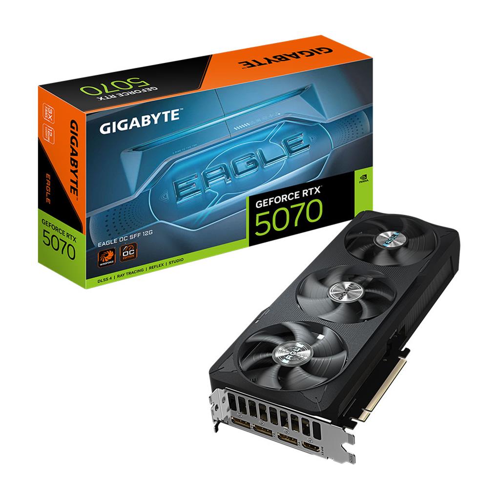 Placa de Video Gigabyte GeForce Nvidia | RTX 5070 12Gb |  EAGLE OC SFF