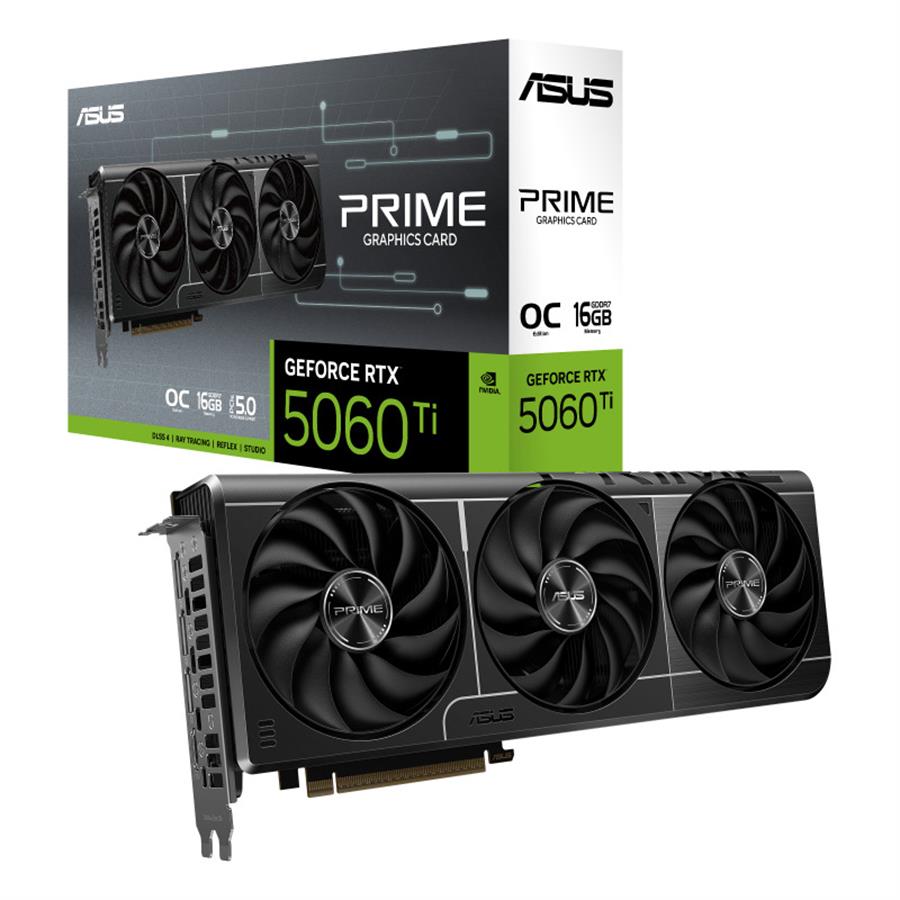 Placa de Video Asus GeForce RTX 5060Ti 16GB PRIME OC