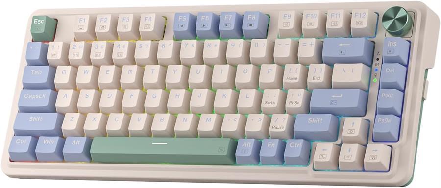 Teclado Mecánico Redragon UCAL PRO | Inalámbrico | RED | En | 80% | RGB