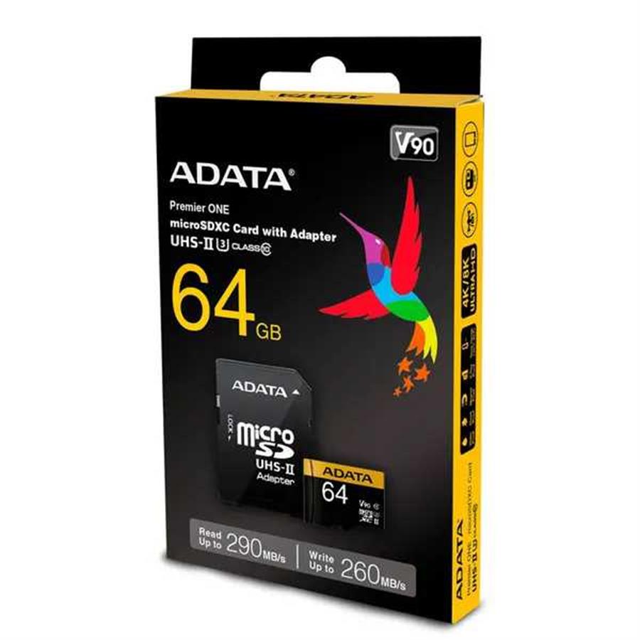 Micro SD 64GB ADATA  Premier One Class10 V90s